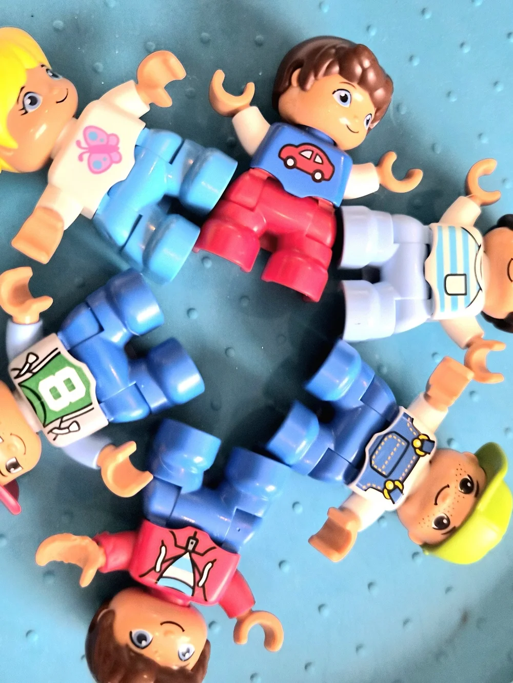 Lot Of 6 Mini Play Figures Good Condition